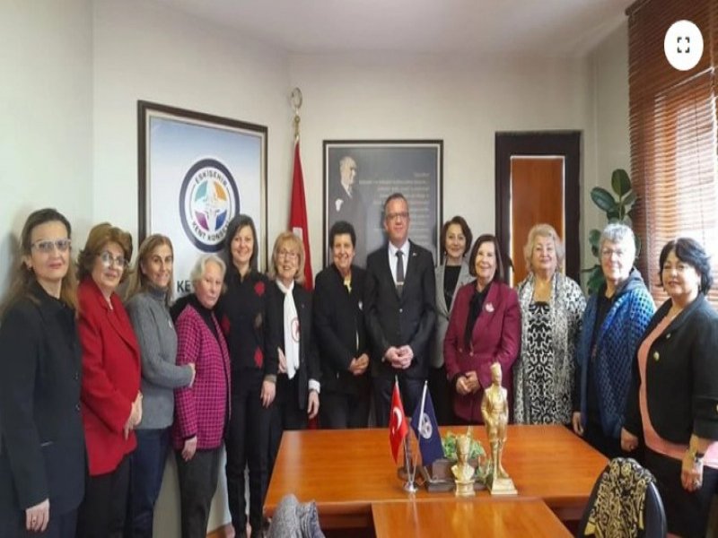 Kent Konseyi 29 Ekim Kadınları Derneğini ağırladı